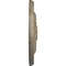 Ekena Millwork Jefferson Ceiling Medallion (Fits Canopies up to 2 7/8"), 11 3/4"OD x 3/8"P, Gobi Desert Crackle CM12JEGDC - alternate 3